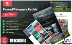 Gogrin - Personal Photography Portfolio WordPress Theme