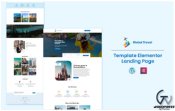 Global Travel - Tour and Travels Elementor Landing page