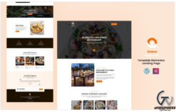 Global Restaurant - Restaurant Services Elementor Landing Page