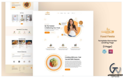 Food Fiesta - Hotel and Restaurant Services Elementor Template Kit