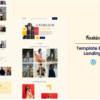 Fashionable - Word and Color Elementor Template Kit 3 4 8