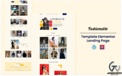 Fashionable - Word and Color Elementor Template Kit