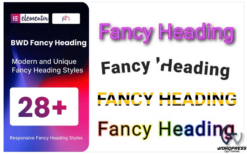 Fancy Heading WordPress Plugin For Elementor 1.0