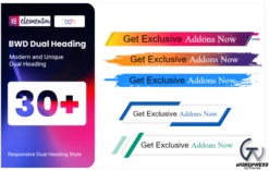 Dual Heading WordPress Plugin For Elementor