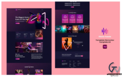 Divine Events - Musical Event Ready to Use Elementor Template Kit