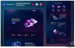 Desksolution -IT Solutions Service Elementor Template Kit