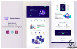 Data Deeds - Data Analysis Elementor Landing Page