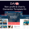 Dann - Non-profit & Charity Elementor Template Kit 3 13 7
