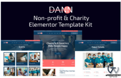 Dann - Non-profit & Charity Elementor Template Kit