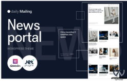 Daily Mailing - News Portal, TV Channel WordPress Theme