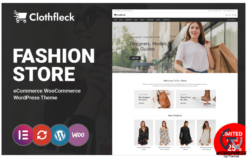 Clothfleck Fashion Designer Clothes WooCommerce Theme