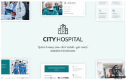 City Hospital - Health & Medical Elementor WordPress Theme