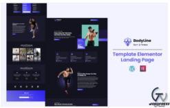 Bodyline Gym - Health and Fitness Services Landing Page