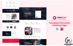 AutoCare - Car Repair Elementor Landing Page