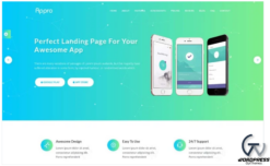 Appro - App Landing Page WordPress Theme