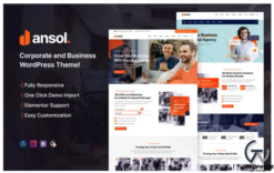 Ansol - Corporate and Business WordPress Theme