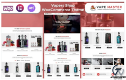 Vape Master - Vapers & Tobacco Shop WooCommerce Theme