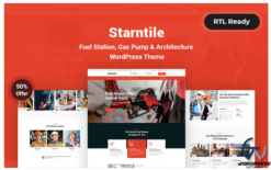 Starntile - Fuel Station, Gas Pump & Architecture WordPress Theme
