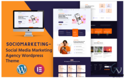 Sociomarketing - Social Media Marketing Agency WordPress Theme