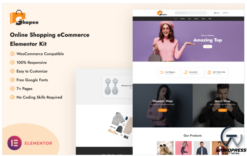 Shopee - Online Shopping E-commerce Elementor Kit
