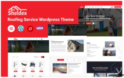 Sheldex - Roofing Company Elementor Wordpress Theme