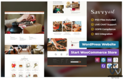 SavvyArt - Handmade & Crafting - Best of Conversion-Friendly WooCommerce Theme
