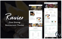 Ravier - Elegant Restaurant WordPress Theme