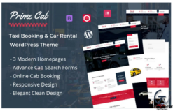 Prime Cab - Taxi Booking & Car Rental WordPress Theme