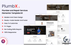 PlumbX - Plumber and Repair Services Elementor Template Kit