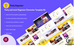PartyOrganizer - Party and event Organizer Elementor Template Kit