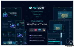 MVTCoin - Cryptocurrency - Bitcoin WordPress Theme