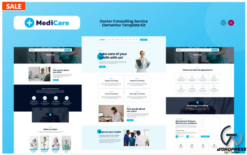 Medi Care - Doctor Consulting Service Elementor Template Kit