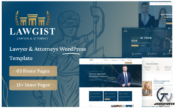 Lawgist - Attorney & Lawyers WordPress Theme