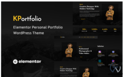 KPortfolio - Personal Portfolio WordPress Theme