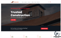 koncrete Construction Building Roofing Wordpress Themes