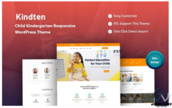 Kindten - Child Kindergarten Responsive WordPress Theme