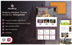 HindPray - Religious Temple Wordpress Template