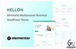 Hellon - Minimalist Multipurpose Fully Responsive Business WordPress Theme