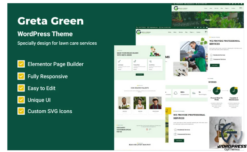 Greta Green Lawn & Landscaping WordPress Theme