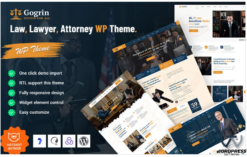 Gogrin - Law, Lawyer, & Attorney WordPress Theme