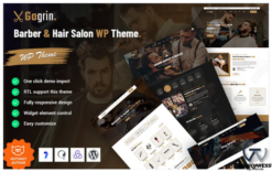 Gogrin - Barber & Hair Salon WordPress Theme