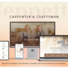 Geppetto Carpenter & Craftsman Elementor Kit Wordpress Website. 3 1