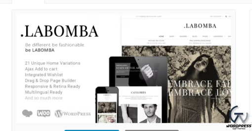 Labomba Responsive Multipurpose WordPress Theme