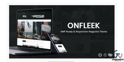 Onfleek AMP Ready and Responsive Magazine Theme