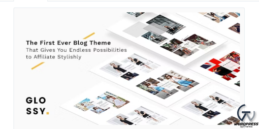 Glossy Fashion Blog Theme for Stylish Affiliation