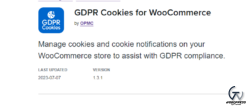 GDPR Cookies for WooCommerce 1.3.1