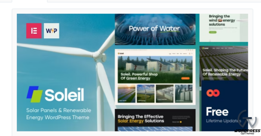 Soleil Solar Panels Renewable Energy WordPress Theme