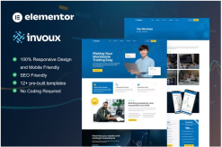 Invoux - Trading & Investment Elementor Pro Template Kit