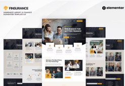 Finsurance - Insurance Agency & Finance Template Kit