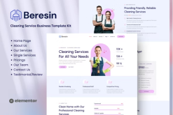 Beresin - Modern Cleaning Service Business Elementor Kit